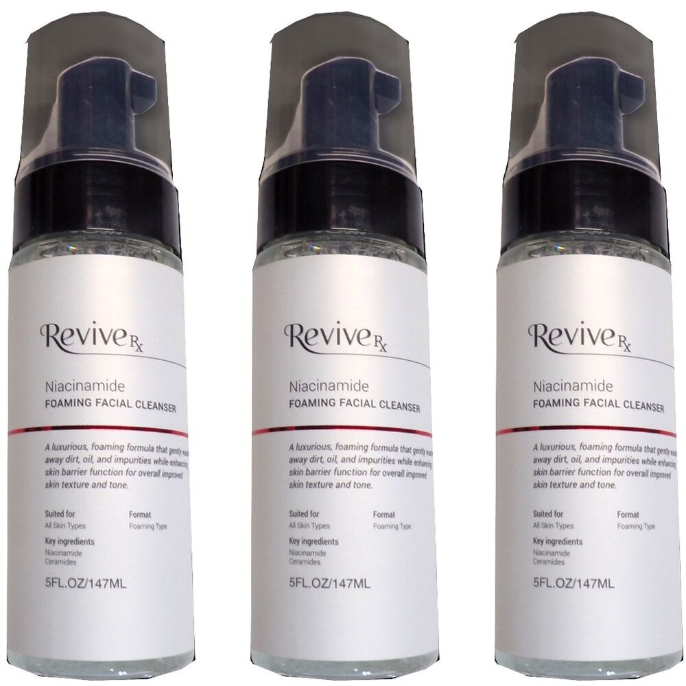REVIVE RX Niacinamide Foaming Facial Cleanser (Set of 3)